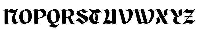 Gaiden Regular Font UPPERCASE
