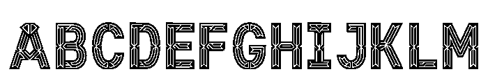 Gaillardia Regular Font UPPERCASE