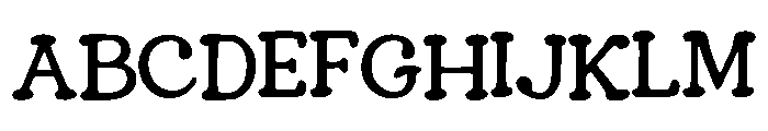 Gaillardia Font UPPERCASE