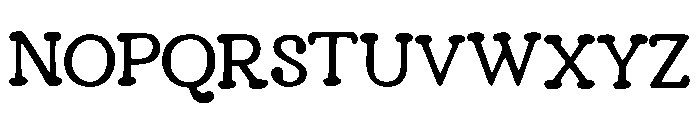 Gaillardia Font UPPERCASE