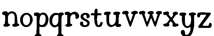 Gaillardia Font LOWERCASE
