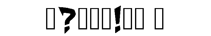Gaily Regular Font OTHER CHARS