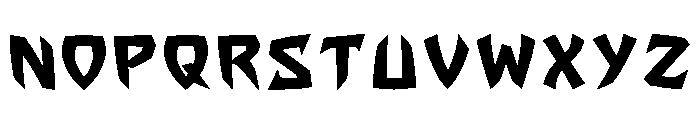 Gaily Regular Font UPPERCASE