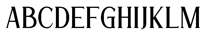 Gaisan Regular Font UPPERCASE