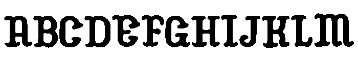 Galactic_Trek Font UPPERCASE