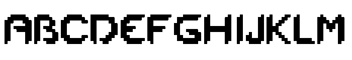 GalacticGrid Font UPPERCASE