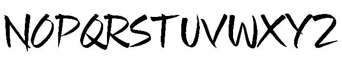 Galagos Font UPPERCASE
