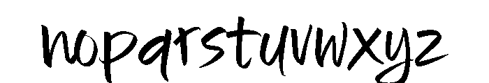 Galagos Font LOWERCASE