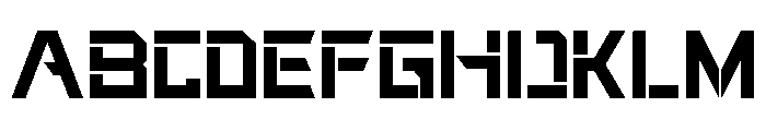 Galaxor Regular Font UPPERCASE