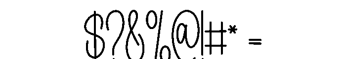 Galaxy Projector Font OTHER CHARS