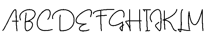 Galaxy Projector Font UPPERCASE