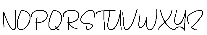 Galaxy Projector Font UPPERCASE
