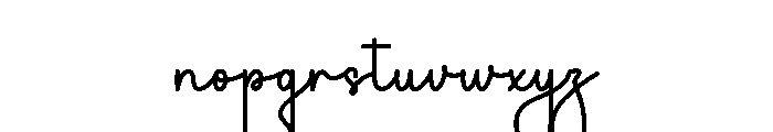 Galaxy Projector Font LOWERCASE