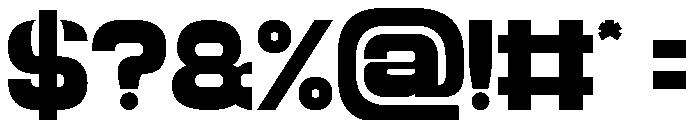 Galaxy Theater Bold Font OTHER CHARS