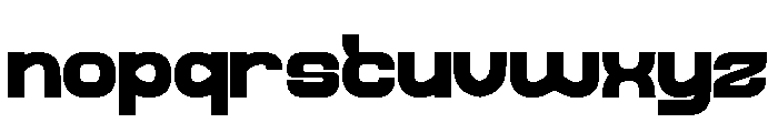 Galaxy Theater Bold Font LOWERCASE