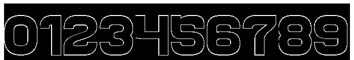 Galaxy Theater-Hollow-Inverse Font OTHER CHARS