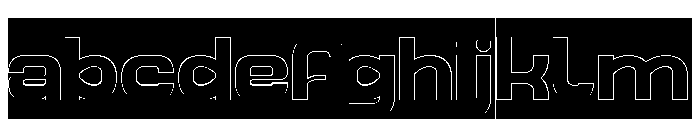 Galaxy Theater-Hollow-Inverse FONT