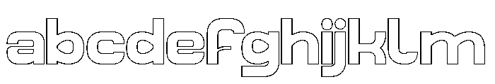 Galaxy Theater-Hollow FONT
