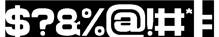 Galaxy Theater-Inverse Font OTHER CHARS