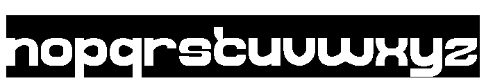 Galaxy Theater-Inverse Font LOWERCASE