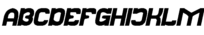 Galaxy Theater Italic Font UPPERCASE