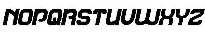Galaxy Theater Italic Font UPPERCASE