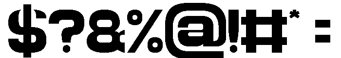 Galaxy Theater Font OTHER CHARS