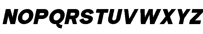 Galcio Italic Font UPPERCASE