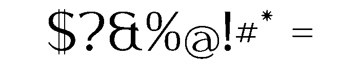 Galeno Font OTHER CHARS