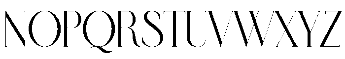 Galgen Font UPPERCASE