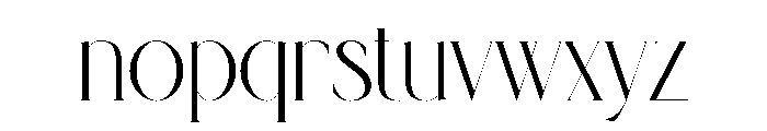 Galgen Font LOWERCASE