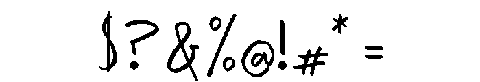 Galgona Font OTHER CHARS