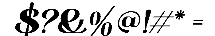 Galinoy Italic Font OTHER CHARS