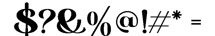 Galinoy Regular Font OTHER CHARS