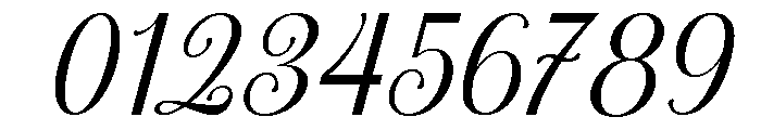 Galistalia Calligraphy Regular Font OTHER CHARS