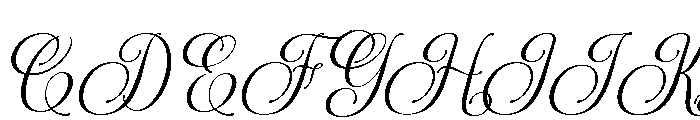 Galistalia Calligraphy Regular Font UPPERCASE