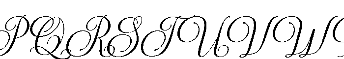 Galistalia Calligraphy Regular Font UPPERCASE