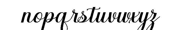 Galistalia Calligraphy Regular Font LOWERCASE