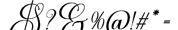 GalistaliaCalligraphy-Regular Font OTHER CHARS