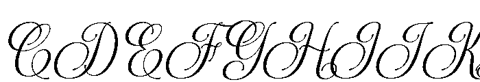 GalistaliaCalligraphy-Regular Font UPPERCASE