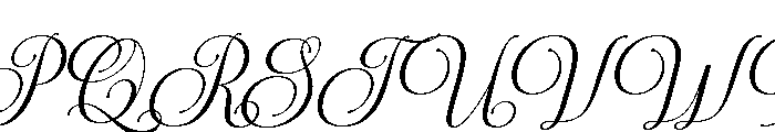 GalistaliaCalligraphy-Regular Font UPPERCASE
