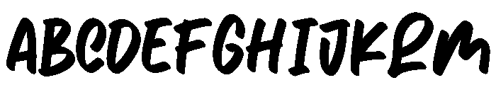 Galku Font UPPERCASE