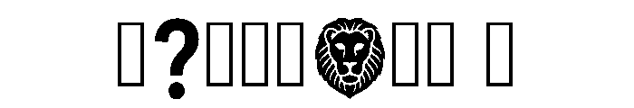 Gall Regular Font OTHER CHARS