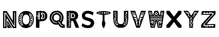 Gall Regular Font LOWERCASE