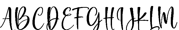 Gals Font UPPERCASE