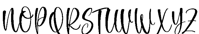 Gals Font UPPERCASE