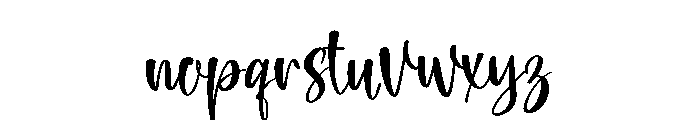 Gals Font LOWERCASE