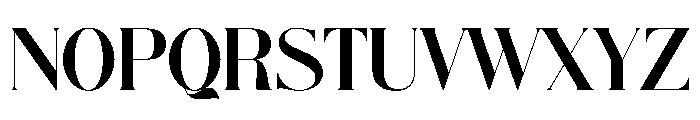 Galste Font UPPERCASE