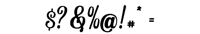 Galuffair Regular Font OTHER CHARS