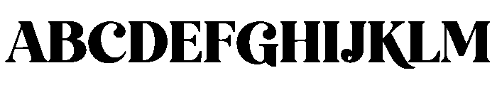 Galvero Font UPPERCASE